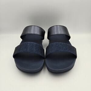 FitFlop EJ9 Navy Slide Sandals – Women’s 9 (EU 41)